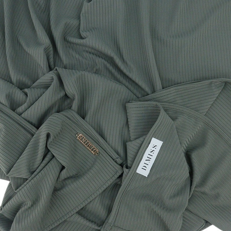 DIMISS Ribbed Jersay mint Grey