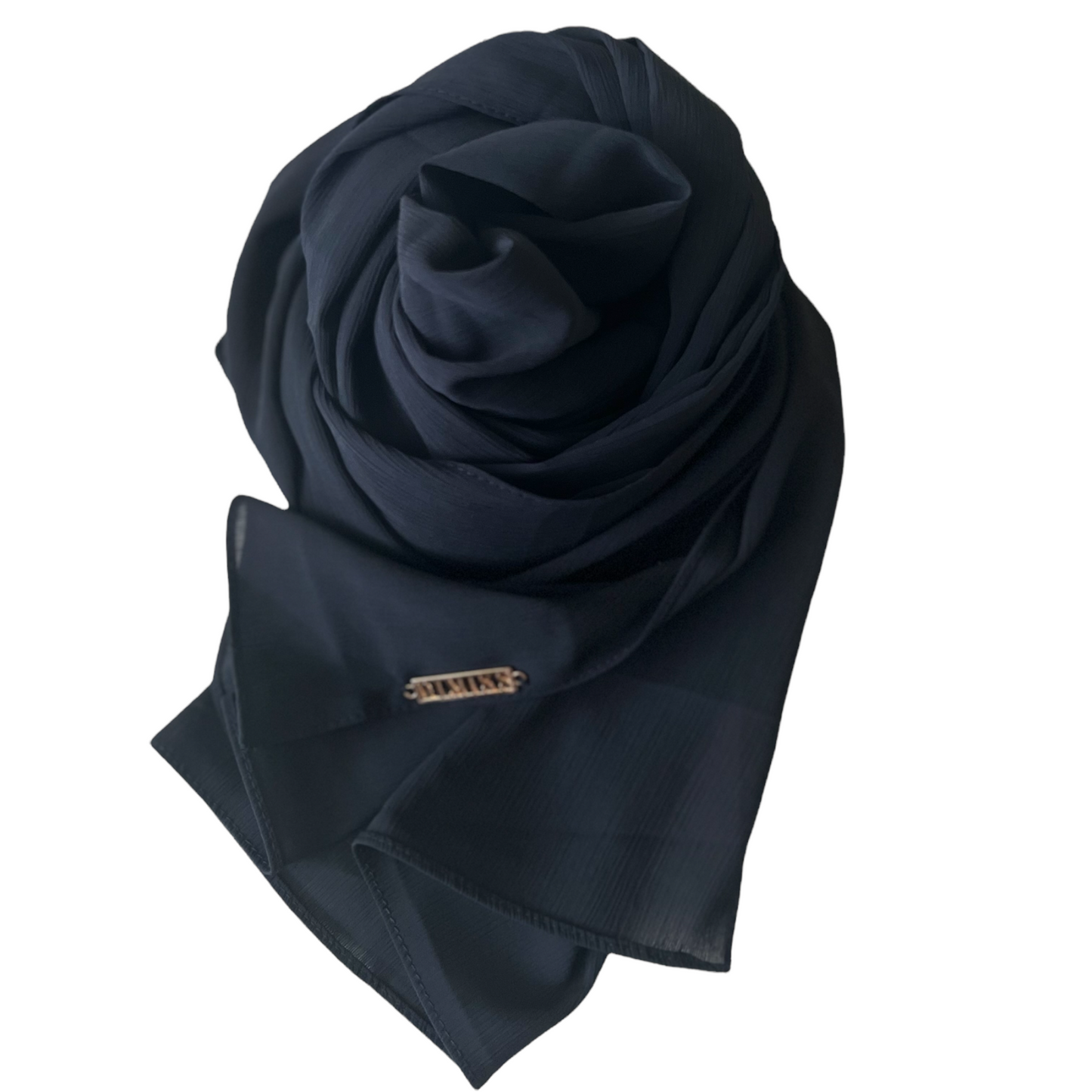 DIMISS Ribbed chiffon black schwarz