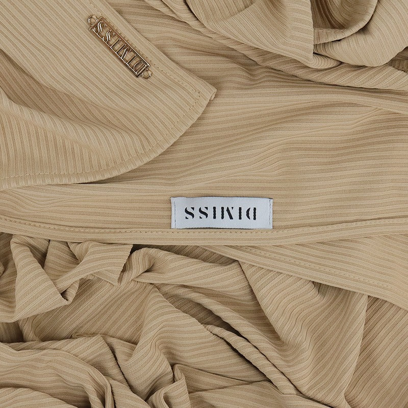 DIMISS Ribbed Jersey Beige