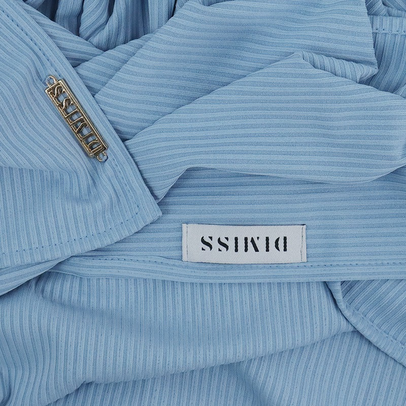 DIMISS Ribbed Jersey Baby -Blue