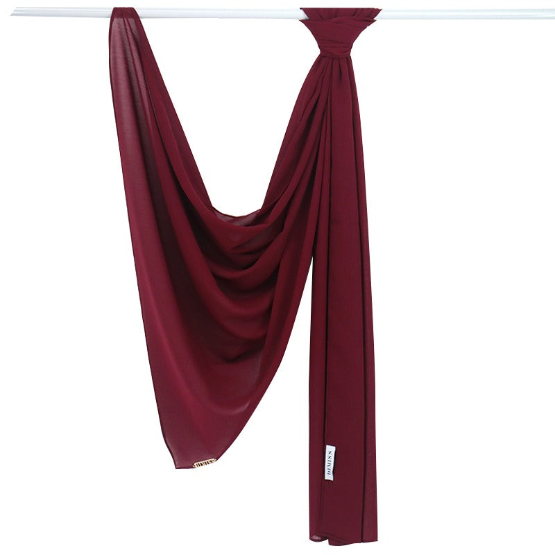 DIMISS Ribbed Chiffon Bordeaux