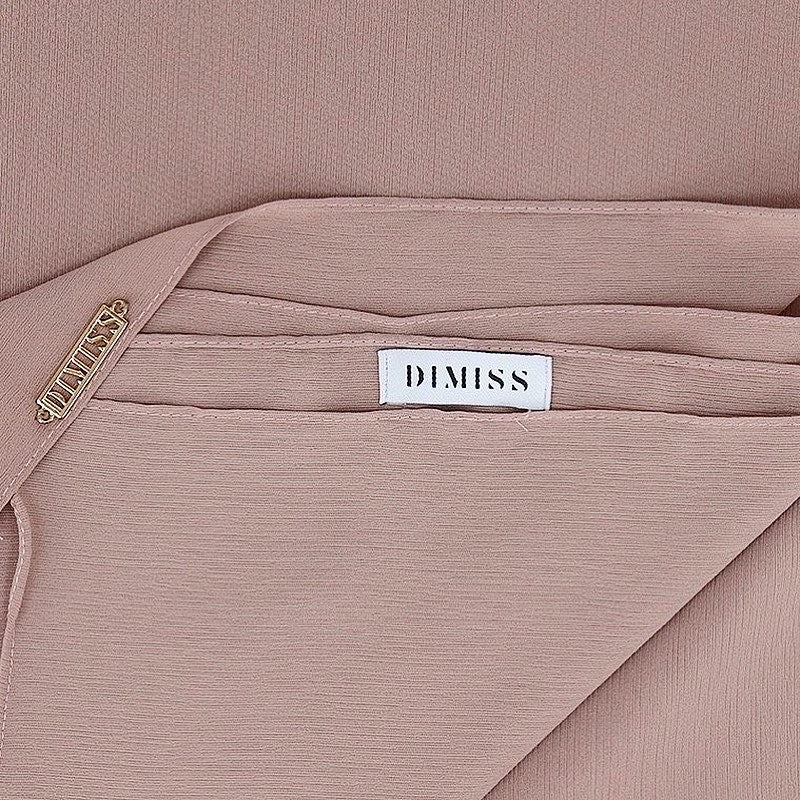 DIMISS Ribbed Chiffon