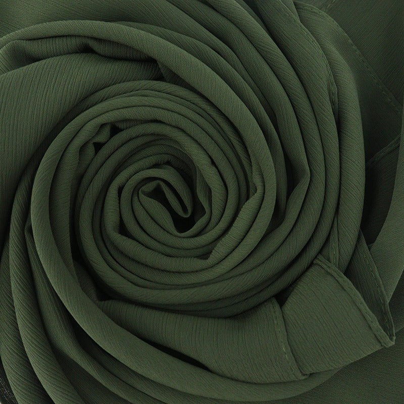 DIMISS Ribbed Chiffon Army green