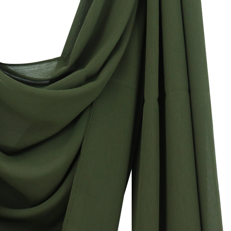 DIMISS Ribbed Chiffon Army green