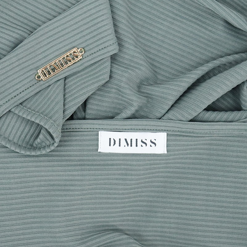 DIMISS Ribbed Jersay mint Grey