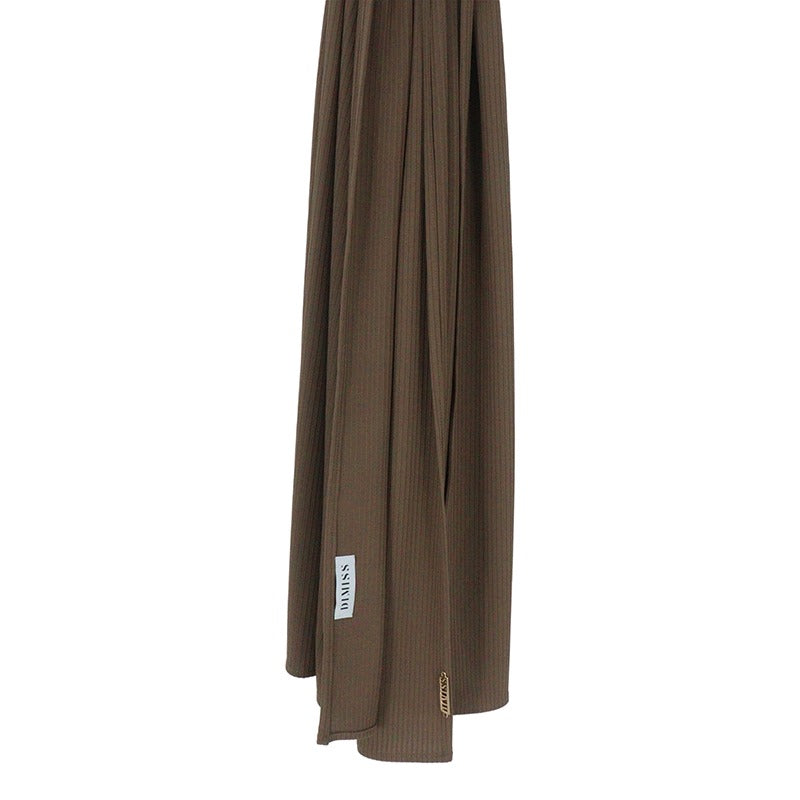 DIMISS Ribbned Jersey Braun/ Brow