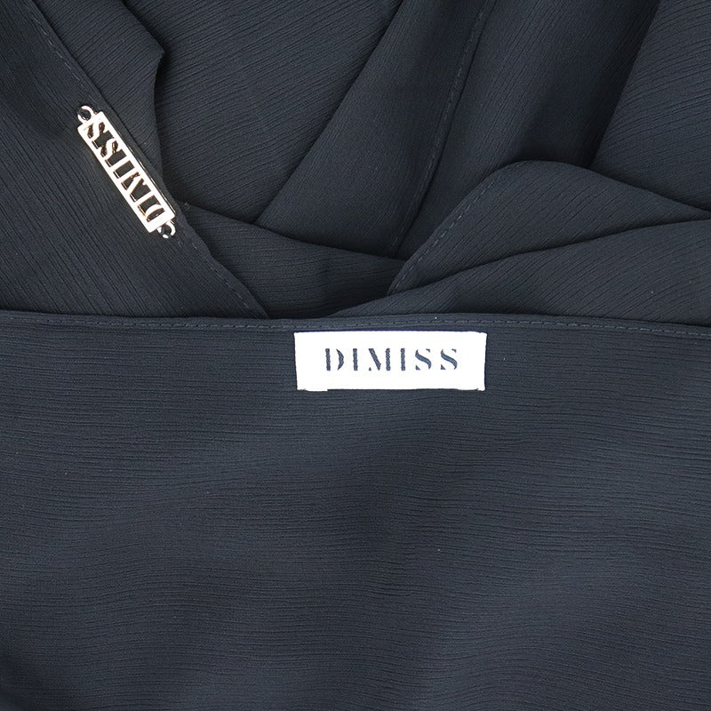 DIMISS Ribbed chiffon black schwarz