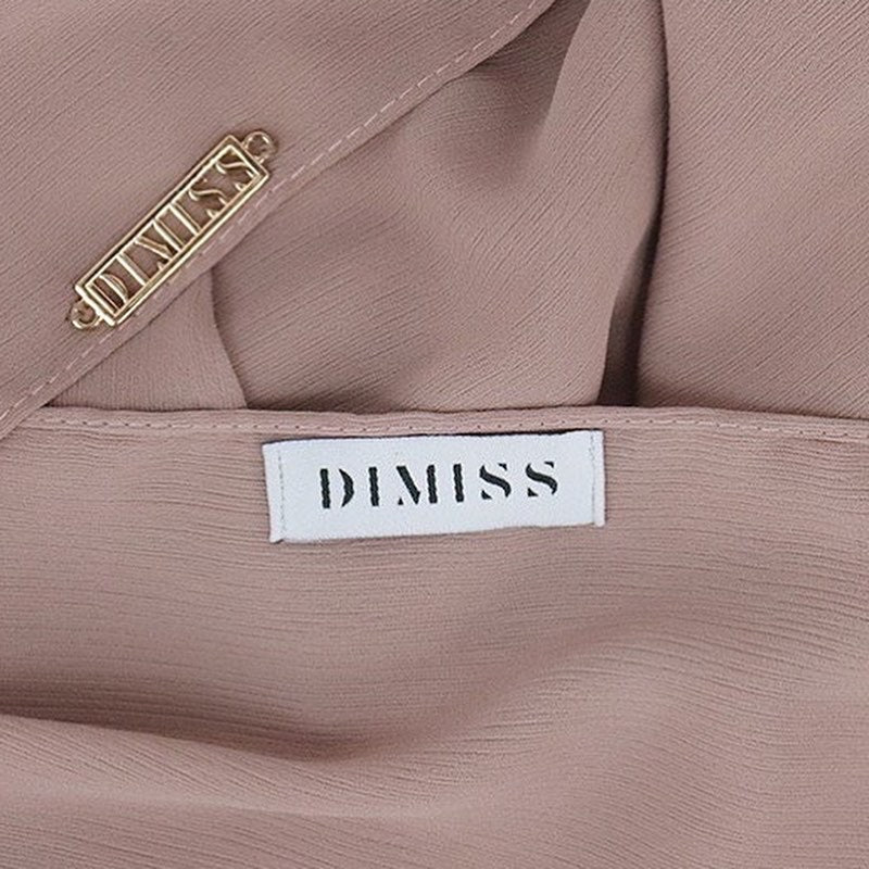 DIMISS Ribbed Chiffon
