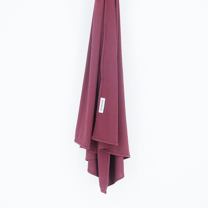 DIMISS Ribbed Jersey Weinrot