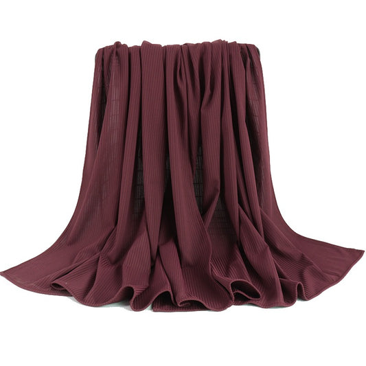 DIMISS Ribbed Jersey Weinrot