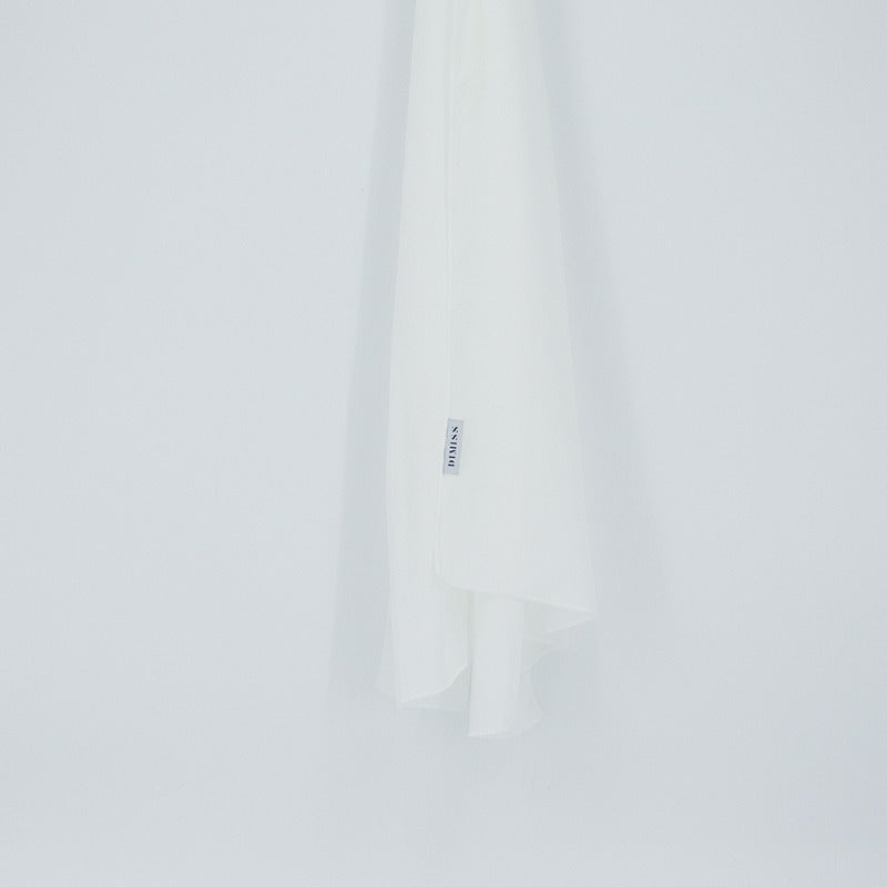 DIMISS Ribbed Chiffon weiss 70x180