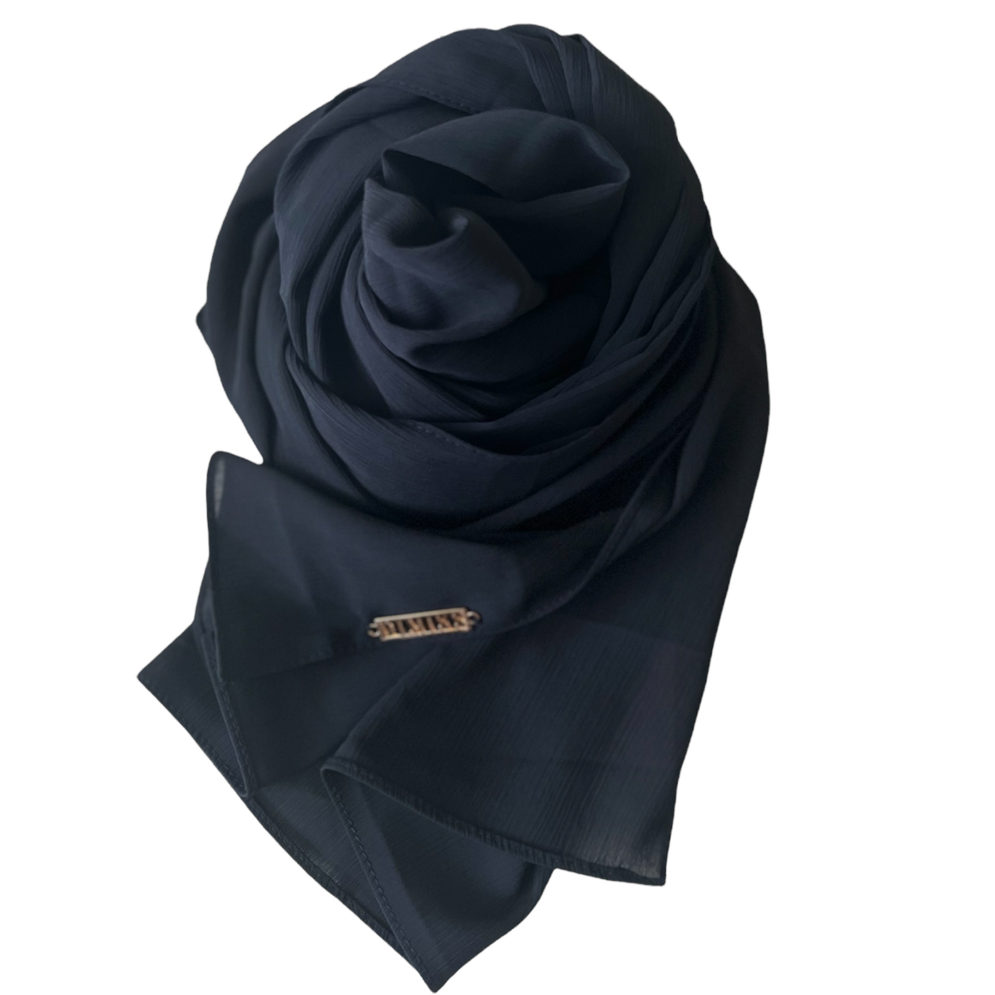 DIMISS Ribbed chiffon black schwarz