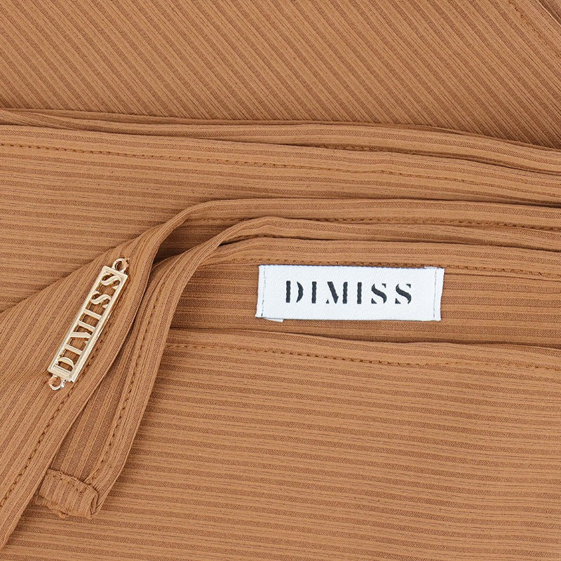 DIMISS Ribbed Jersey Kupfer 70x180