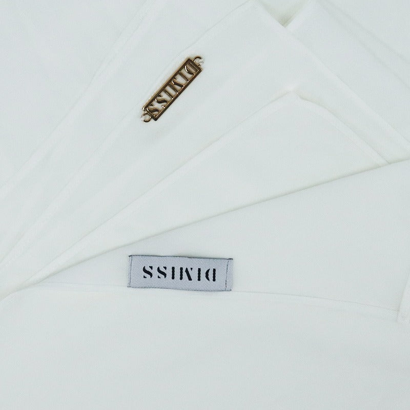 DIMISS Ribbed Chiffon weiss 70x180