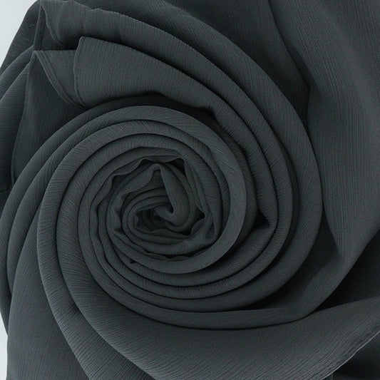 DIMISS Ribbed Chiffon dark grey 70X180