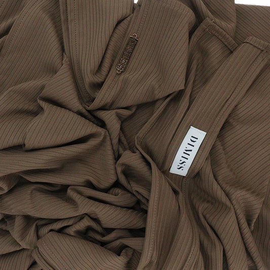DIMISS Ribbned Jersey Braun/ Brow