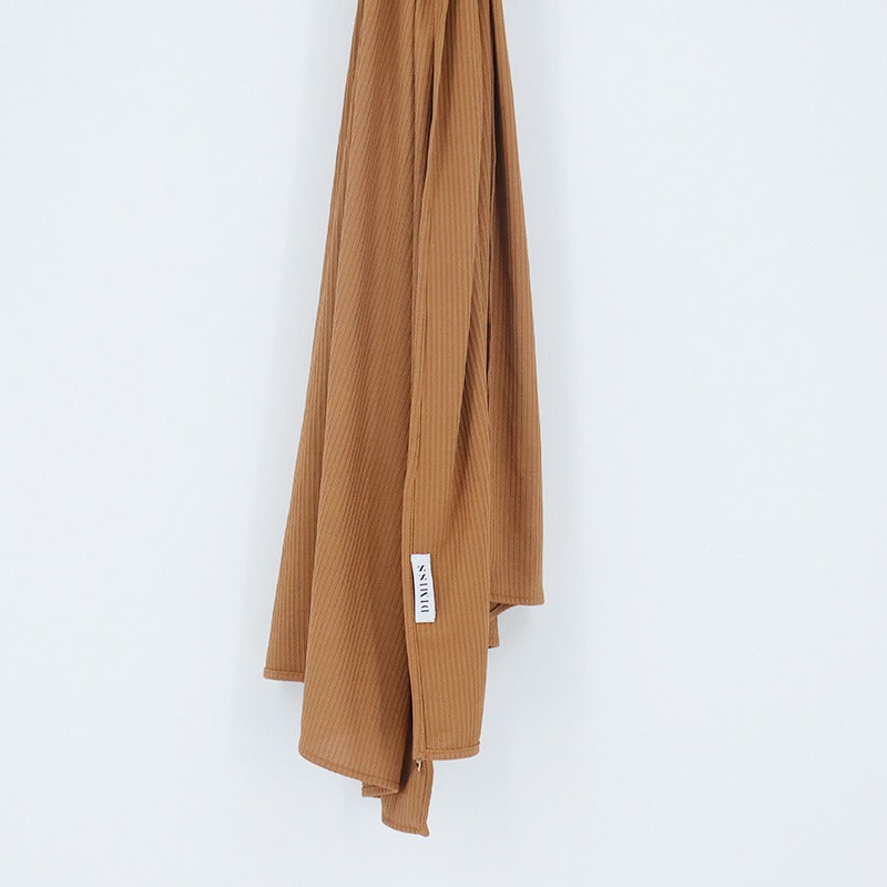 DIMISS Ribbed Jersey Kupfer 70x180