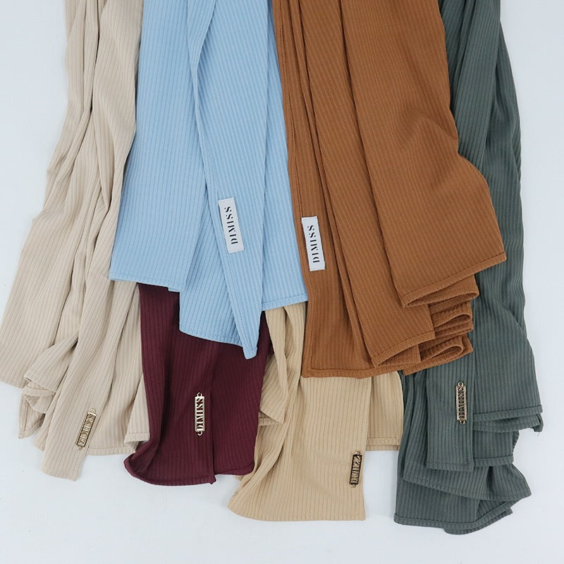 DIMISS Ribbed Jersey Weinrot