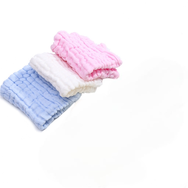 baby DIMISS Musselin- Baumwolle 2 weiss/2 rosa/1 blau Waschlappen/ Spucktücher Baby musselin Tuch