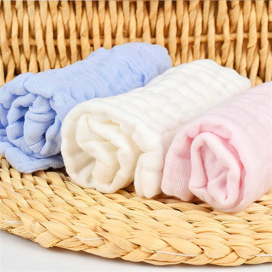 baby DIMISS Musselin- Baumwolle 2 weiss/2 rosa/1 blau Waschlappen/ Spucktücher Baby musselin Tuch